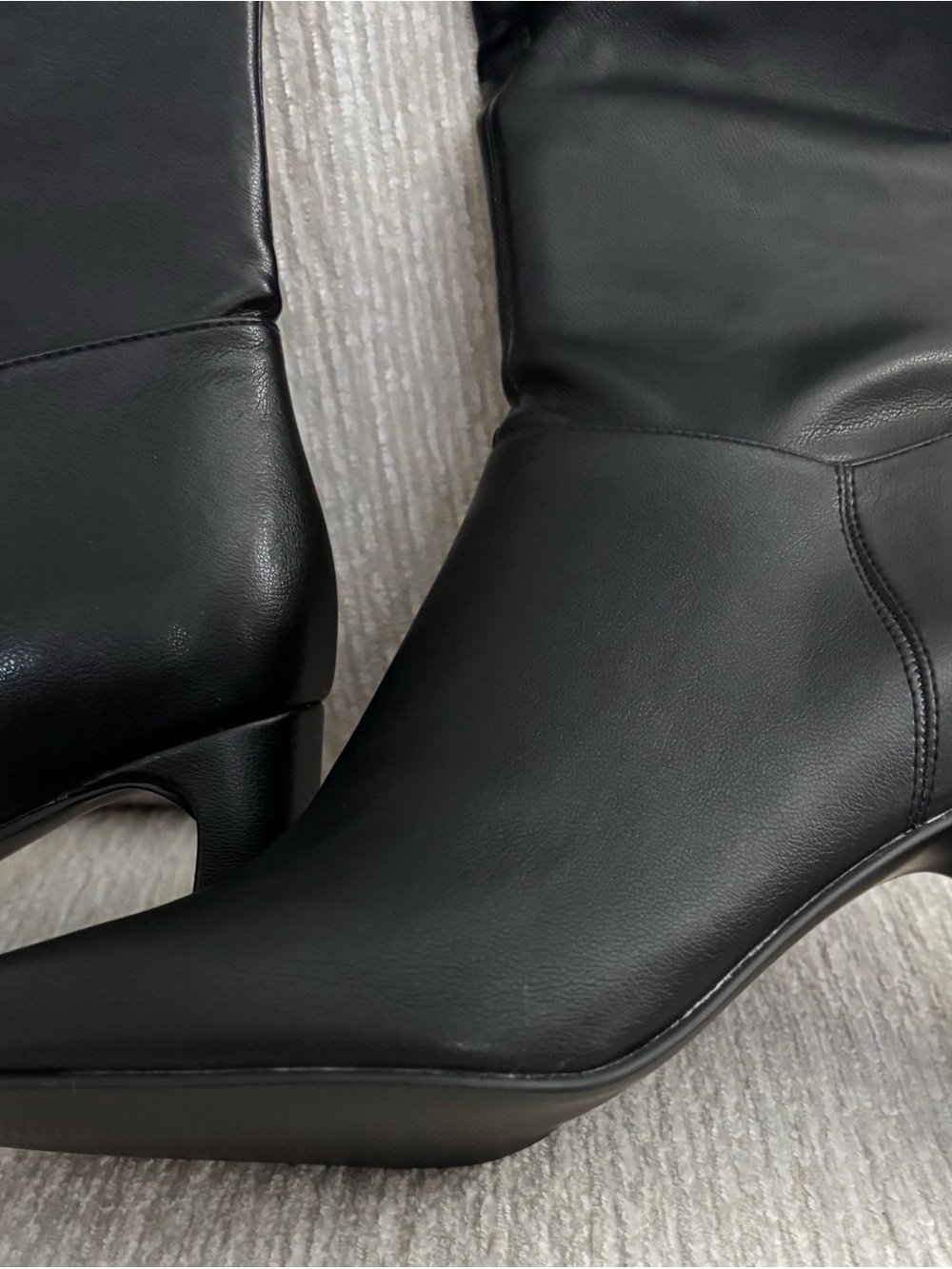 Steve Madden Hunny Knee High Boots Black Size 8.5 New in Box - Picture 10 of 12